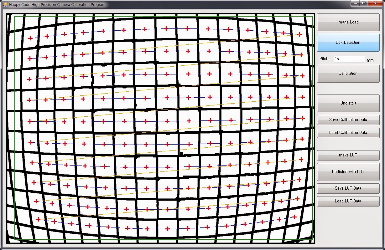 High Precision Camera Calibration S/W 고정밀 카메라 캘리브레이션 S/W Happy Code