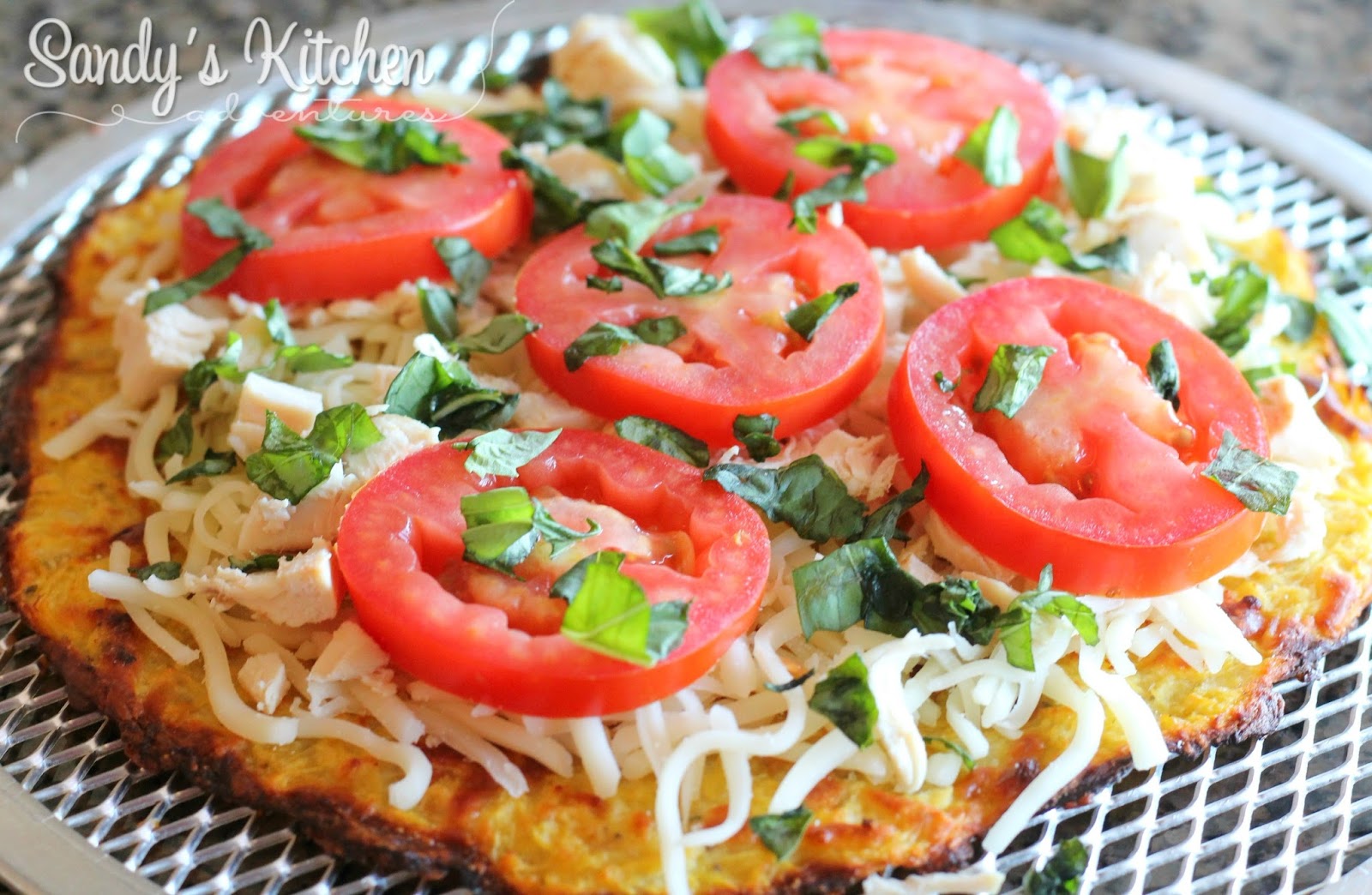 Spaghetti Squash Pizza Crust Sandy's Kitchen