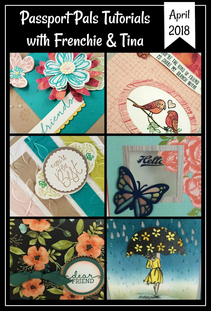 Frenchie Customer appreciation April 2018, April shower bring May flower, Stampin'Up!,