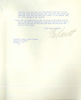 Page 1 of letter from John Bartlett to President Hopkings, May 31, 1917