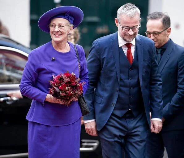 Queen Margrethe II met with German Foreign Minister Heiko Maas. Danish-German Cultural Friendship Year 2020.