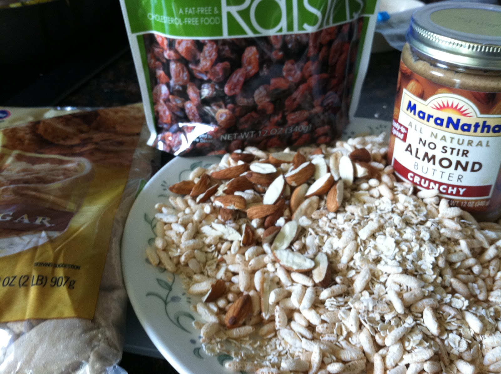 The Sizzling Pan "Nutritious and Delicious" Almond Lover's Homemade Cereal Bar