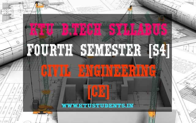 ktu civil engineering ce s4 syllabus