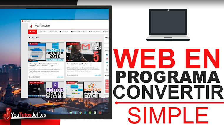 Convertir Pagina Web en Programa para Windows, Mac o Linux - Trucos Web