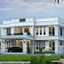 2810 sq-ft flat roof 4 BHK house plan