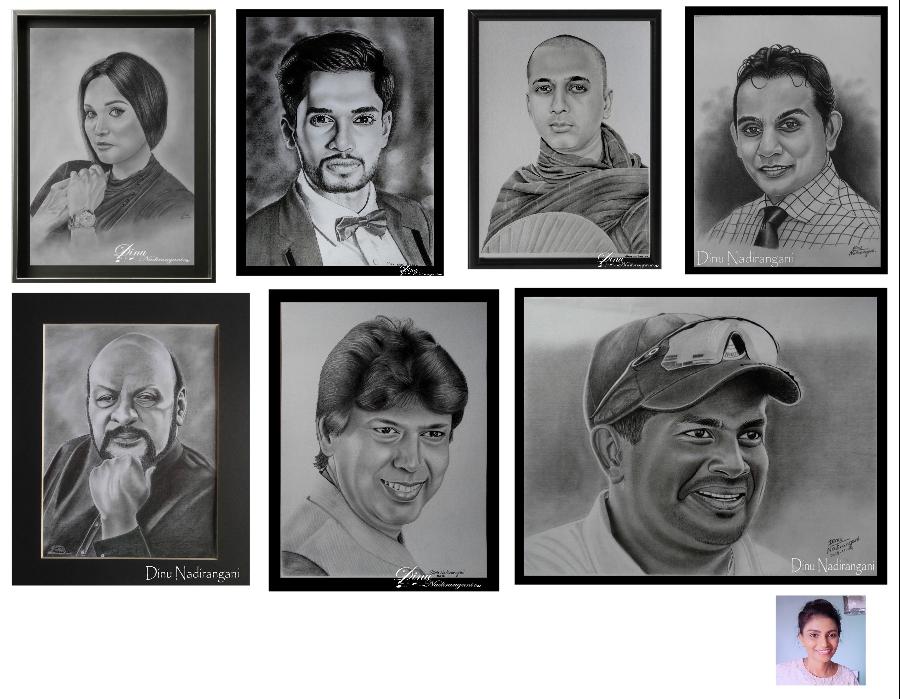 Dinu's Portraits Pencil Face Sketch