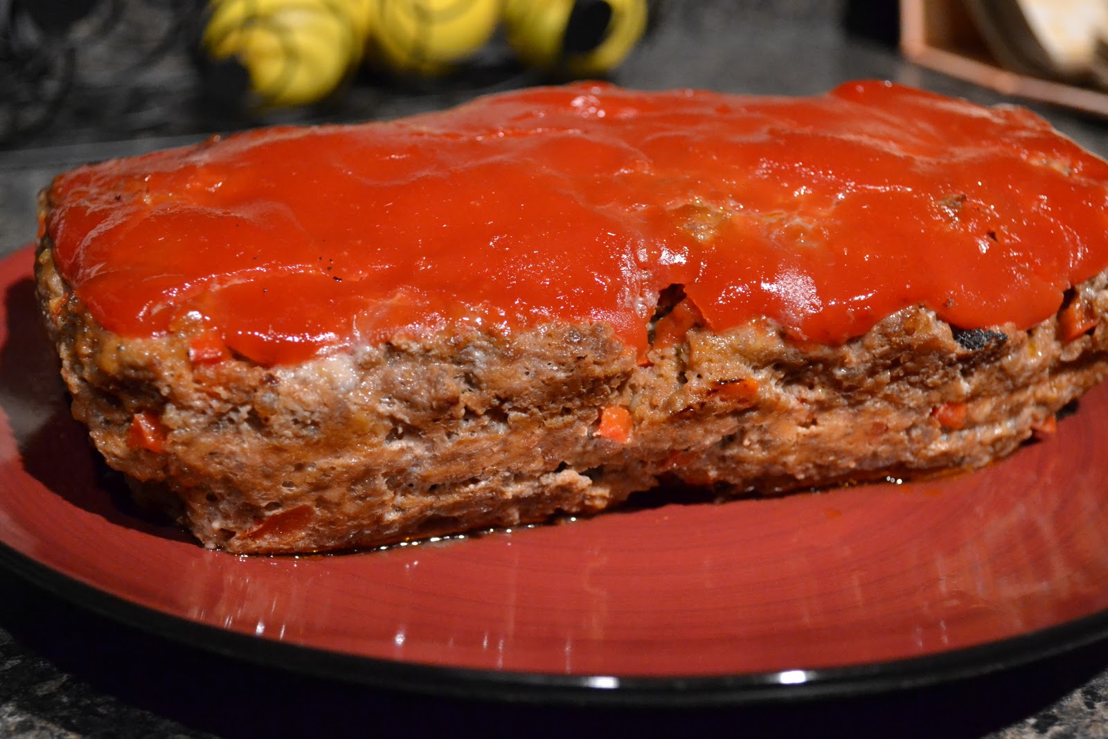 To Bake or Burn Meatloaf with Bell Peppers