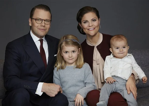 New Photos of Crown Princess Victoria, Prince Daniel, Princess Estelle and Prince Oscar of Sweden