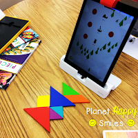 Planet Happy Smiles, Osmo Learning System, Tangrams