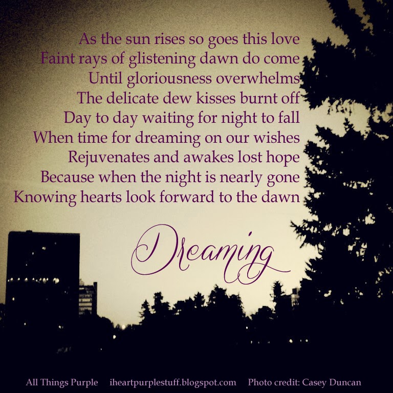 All Things Purple: dreaming