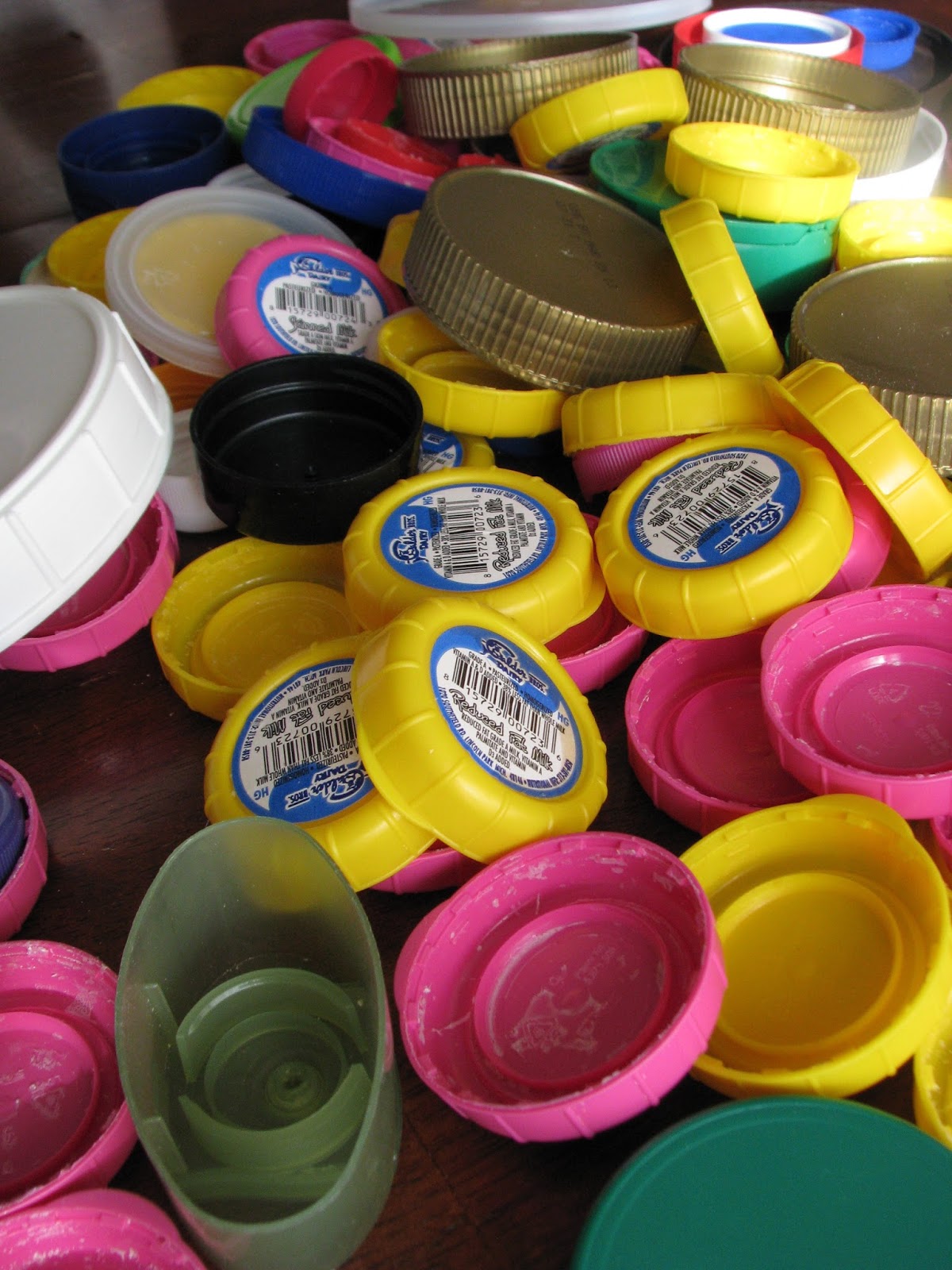 South Arbor Goes Green I spy about a million bottle caps.