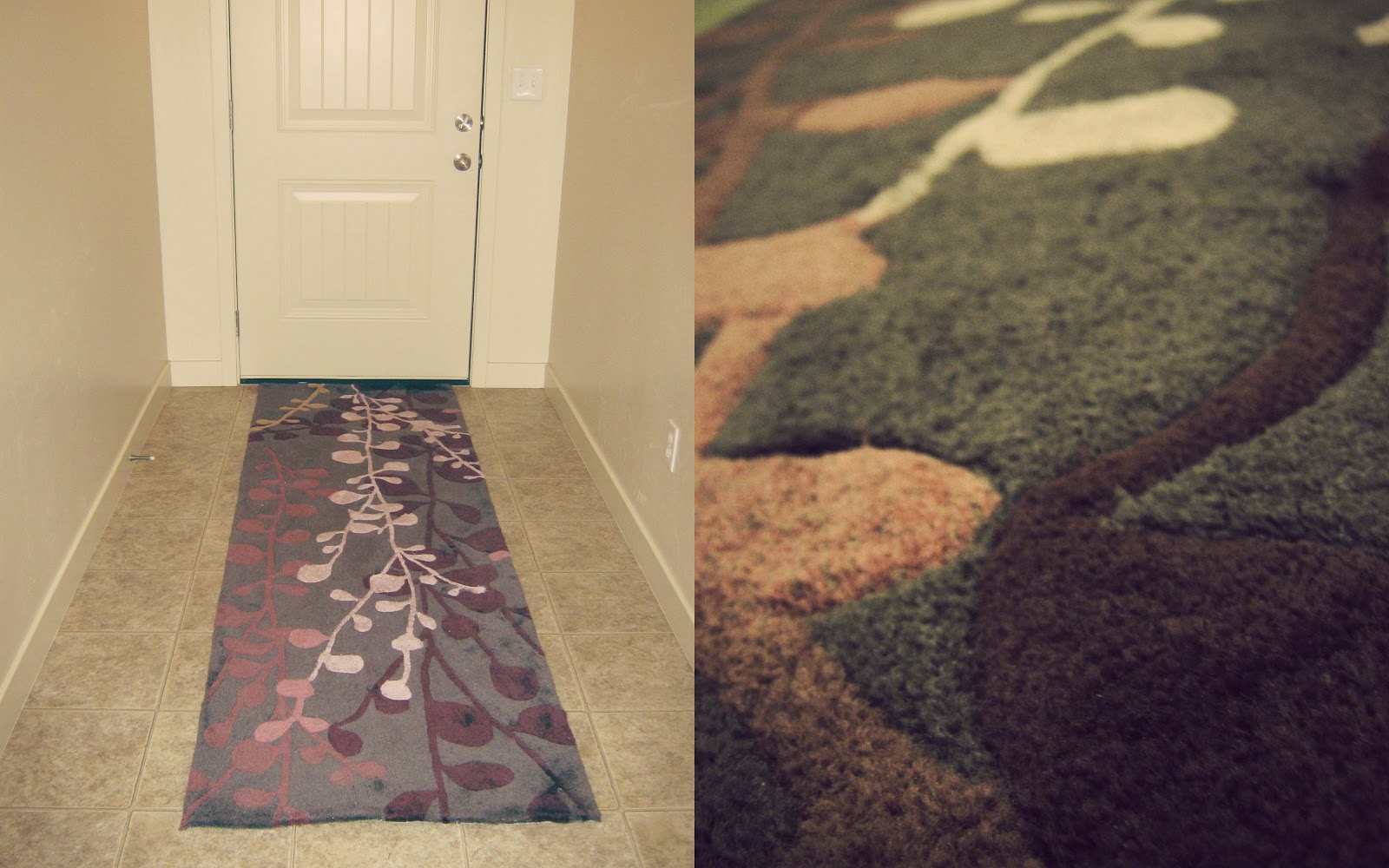 A house should be homey. Rugs of the ross residence.