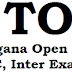 TS Open 10th Results 2016 Telangana Open Inter exam result sakshi eenadu