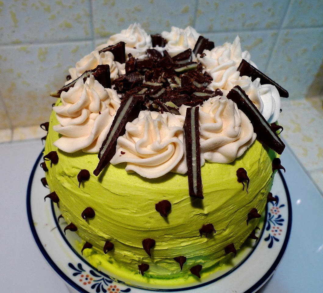 SWEET AS SUGAR COOKIES Mint Chocolate Chip Ice Cream Cake