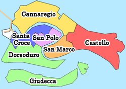 Distritos de Venecia.