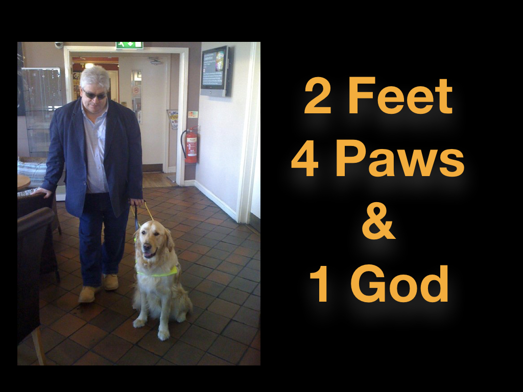 2 Feet, 4 Paws & 1 God