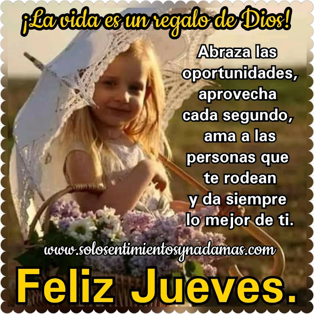 Feliz jueves.