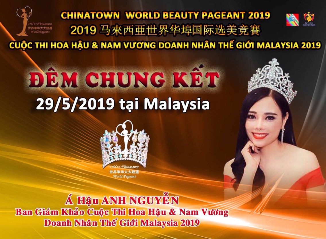 IMG 20190508 092928 Hoa hậu   Nam vương Doanh nhân Thế giới Malaysia 2019 công bố Ban giám khảo quyền lực
