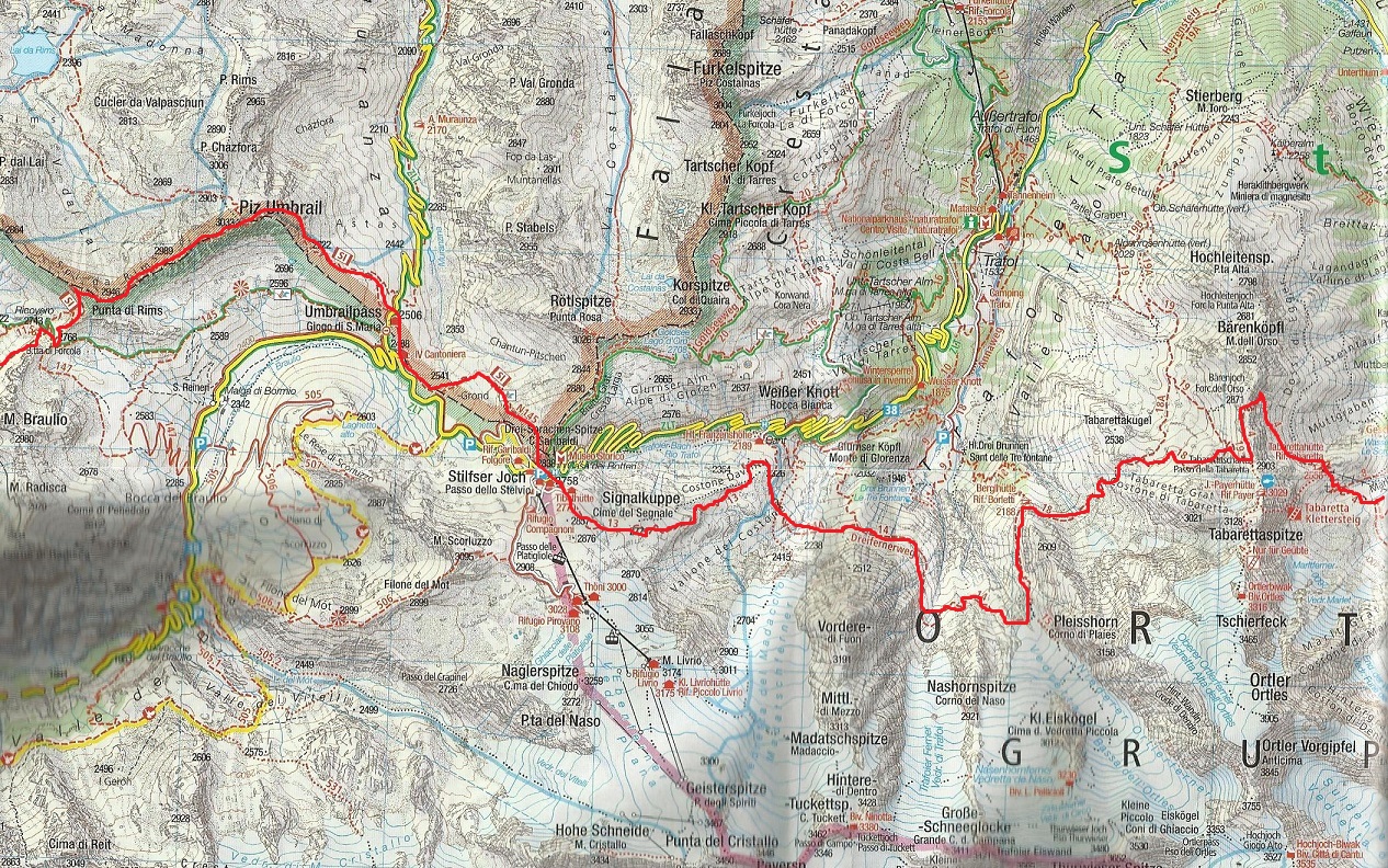 Weitwandern: Stilfserjoch - Südtirol Ende