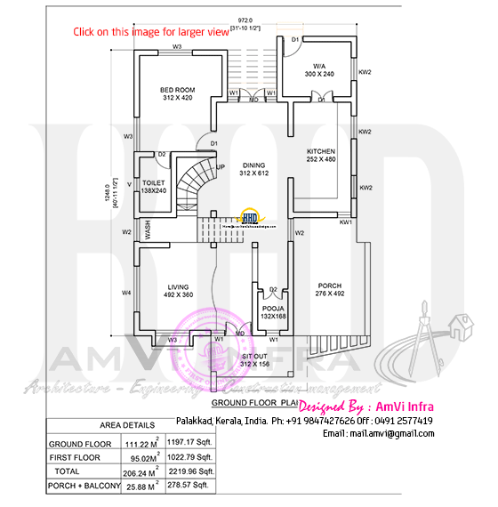 Floor plan ground