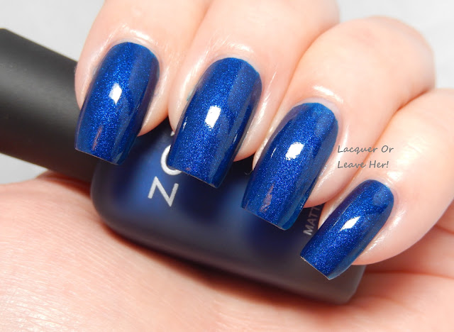 Zoya Yves with topcoat