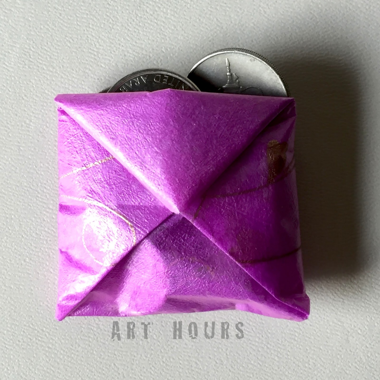 ORIGAMI COIN POUCH I - PDF patterns + video tutorial – AM leathercraft
