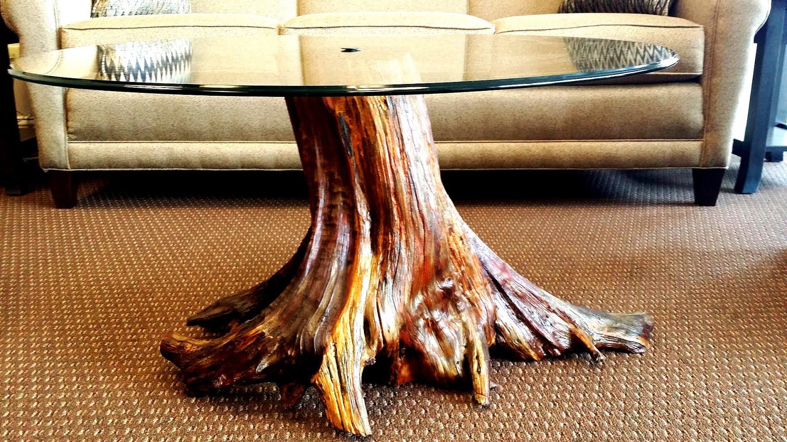 Tree Trunk Coffee Table Diy DIY Choices