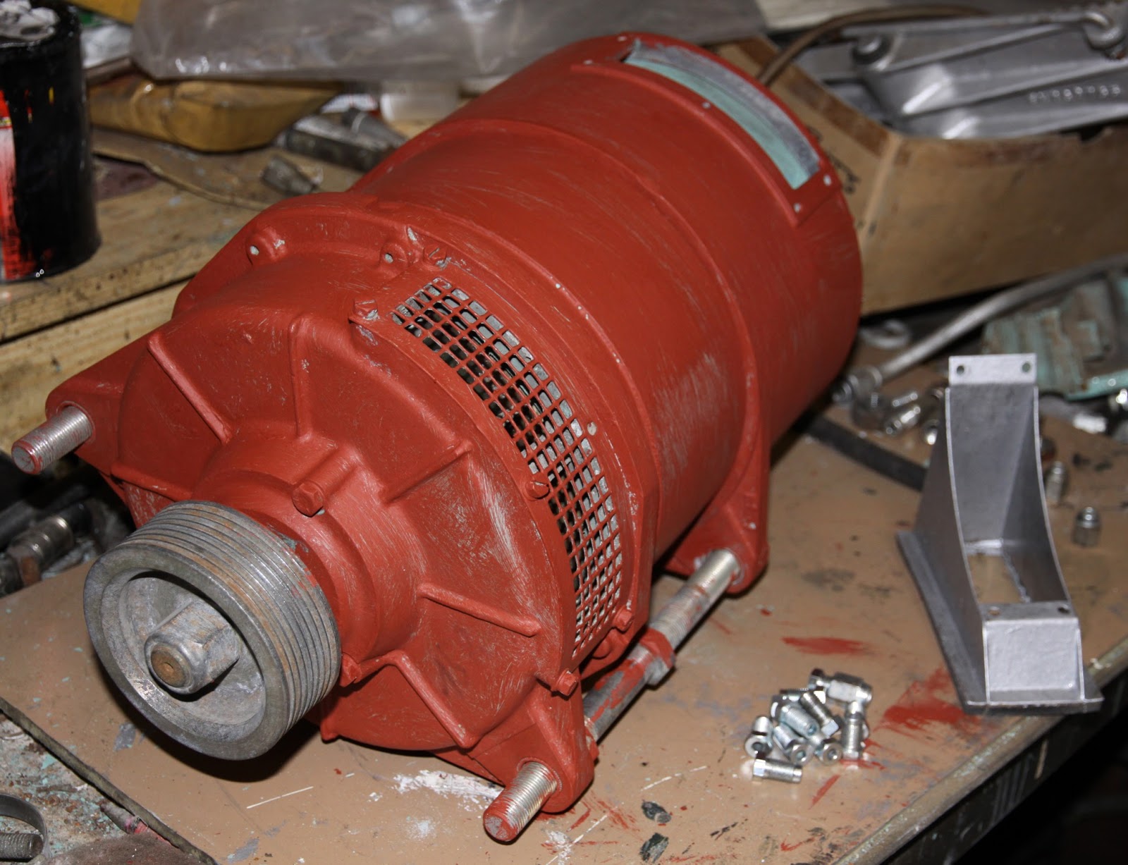 ALVIS SABRE Restoration. Heater, Smoke Dischargers, Alternator