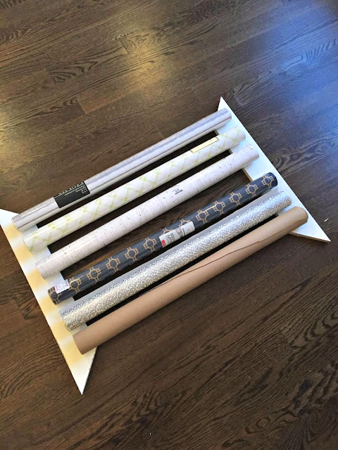 how to make a wrapping paper holder