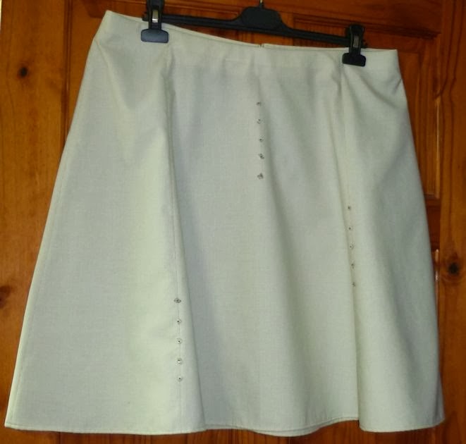 Refashion Coop skirts from duvet covers and dust ruffles