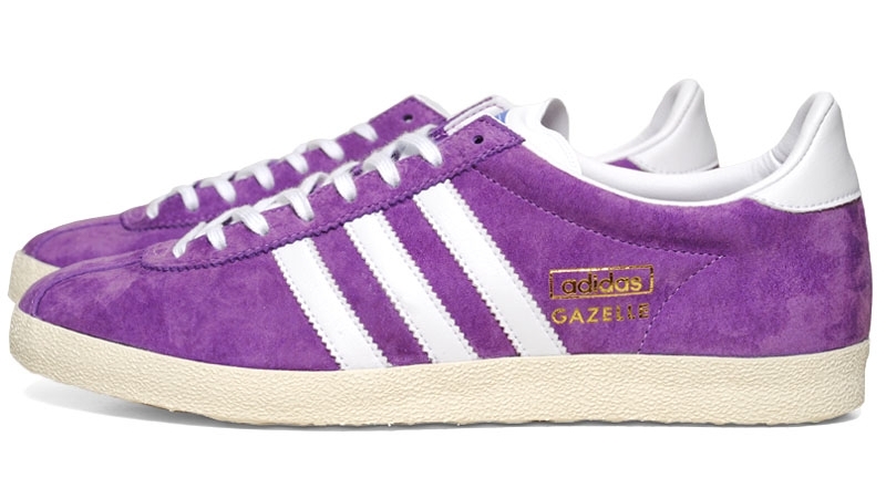 adidas gazelle purple suede