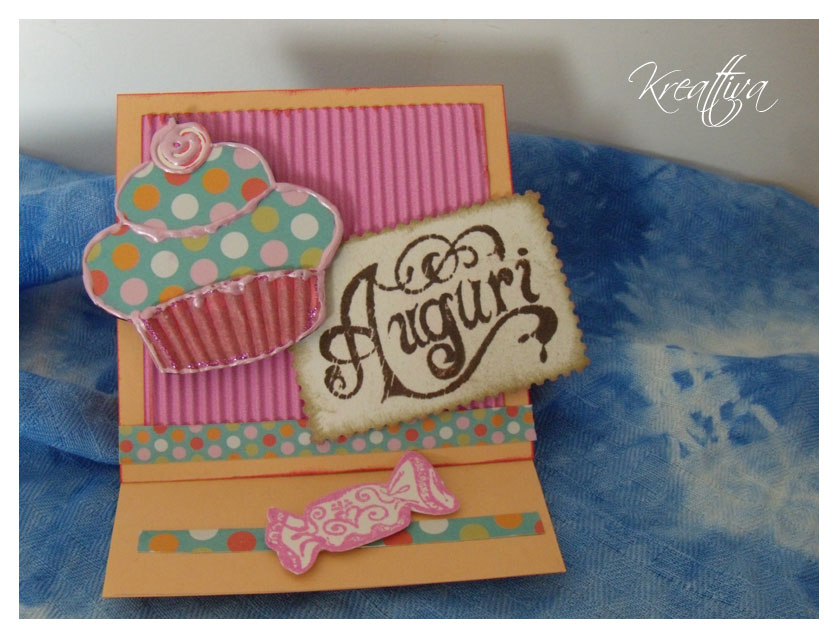 tutorial sweet table e un bigliettino d'auguri cupcake