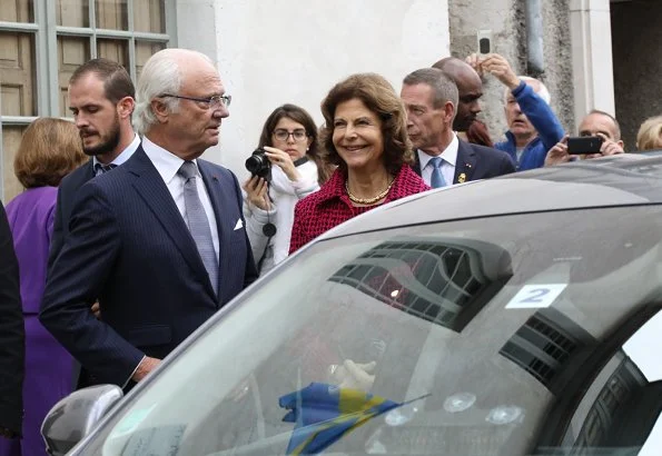 King Carl Gustaf, Queen Silvia, Crown Princess Victoria and Prince Daniel attended celebrations in Pau city of France 200th anniversary of Bernadotte
