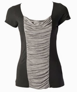 diy: camiseta con el centro drapeado