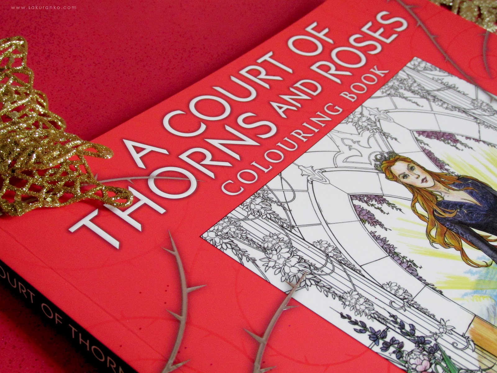 Sakuranko A Court of Thorns and Roses Coloring Book by Sarah J. Maas
