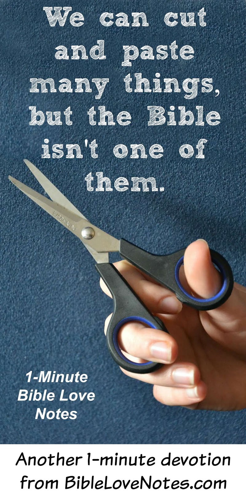 1-Minute Bible Love Notes: Cut & Paste Christians - Picking Which