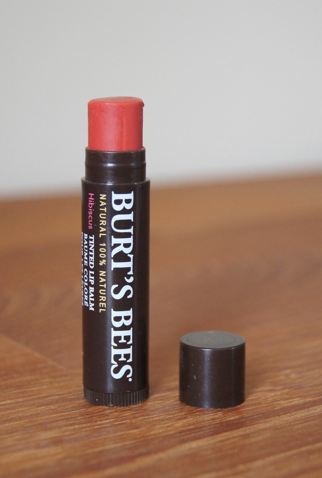 burts bees hibiscus tinted lip balm review