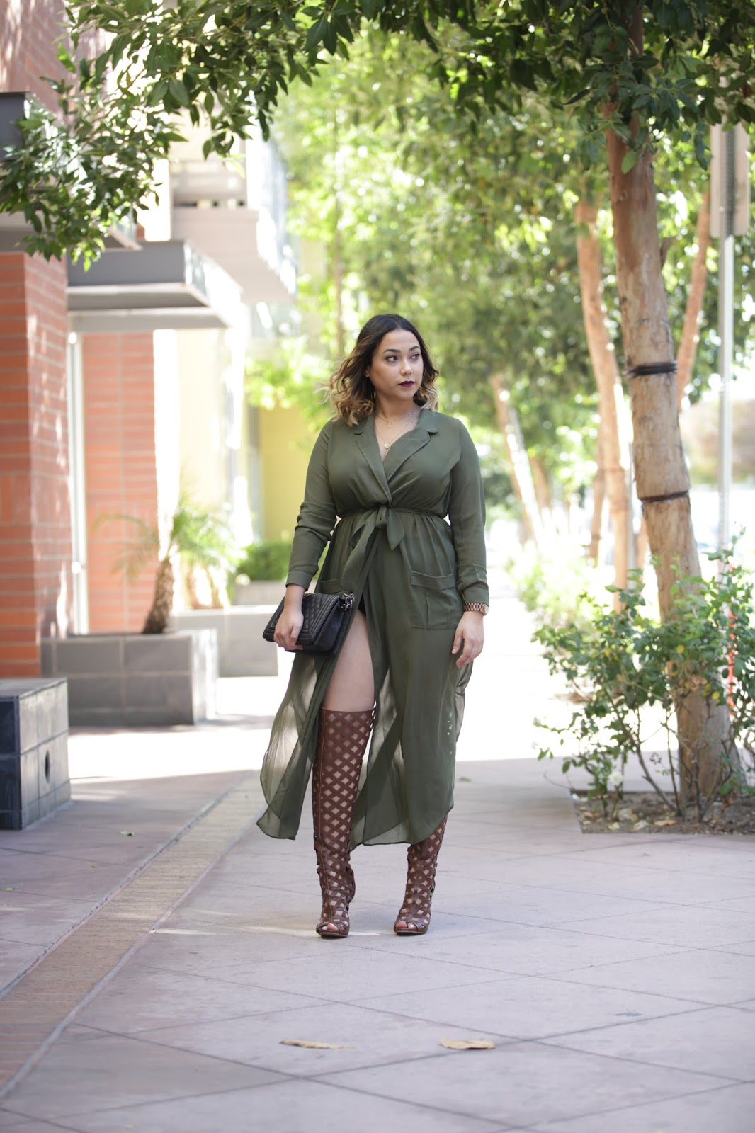 olive green thigh high boots