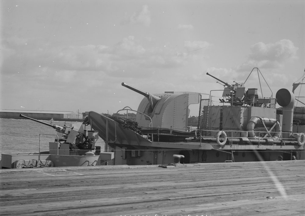 Guerra abierta: Montaje naval QF 4 inch