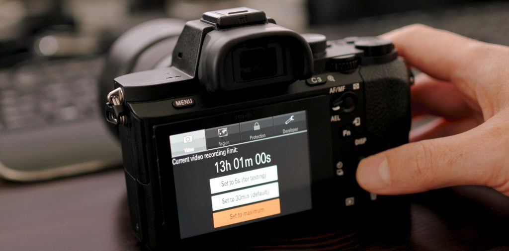 В Sony A7 хакнули ограничение на продолжительность видеозаписи