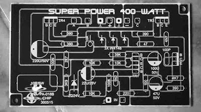 400W Power Amplifier PCB Layout 