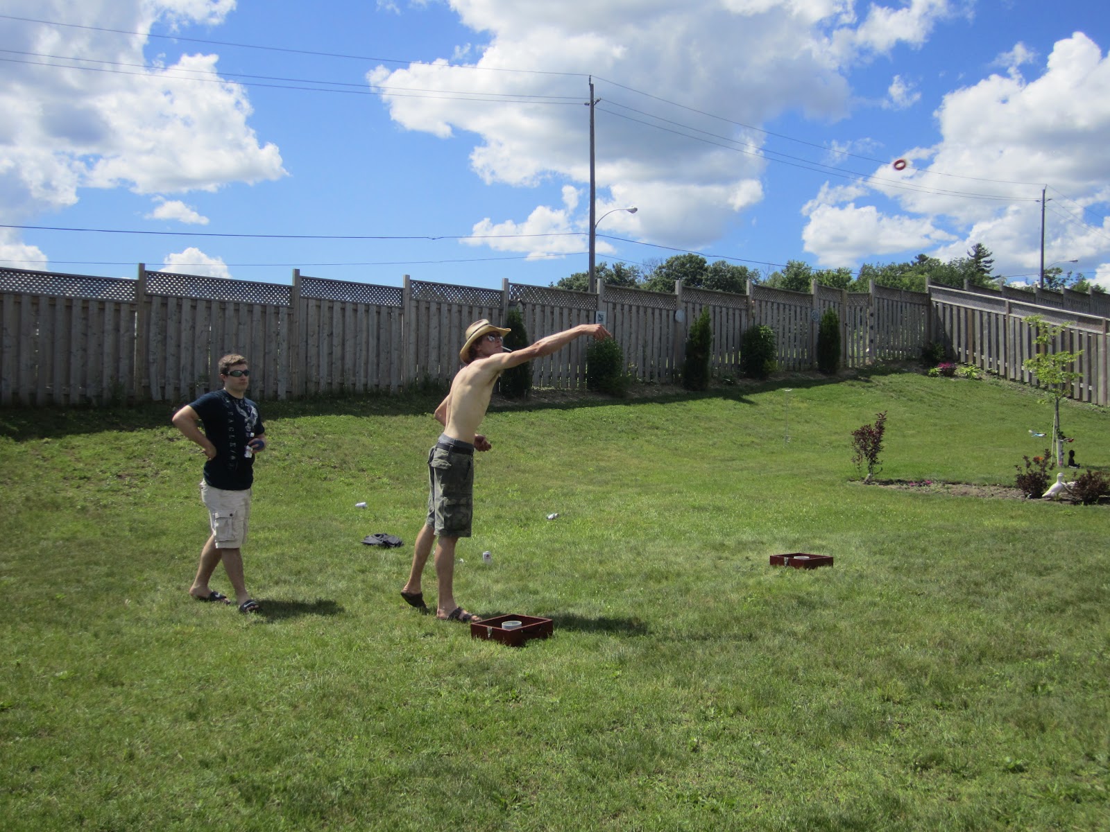 Only in Peterborough 1st Annual Newfie Horseshoes Tournament