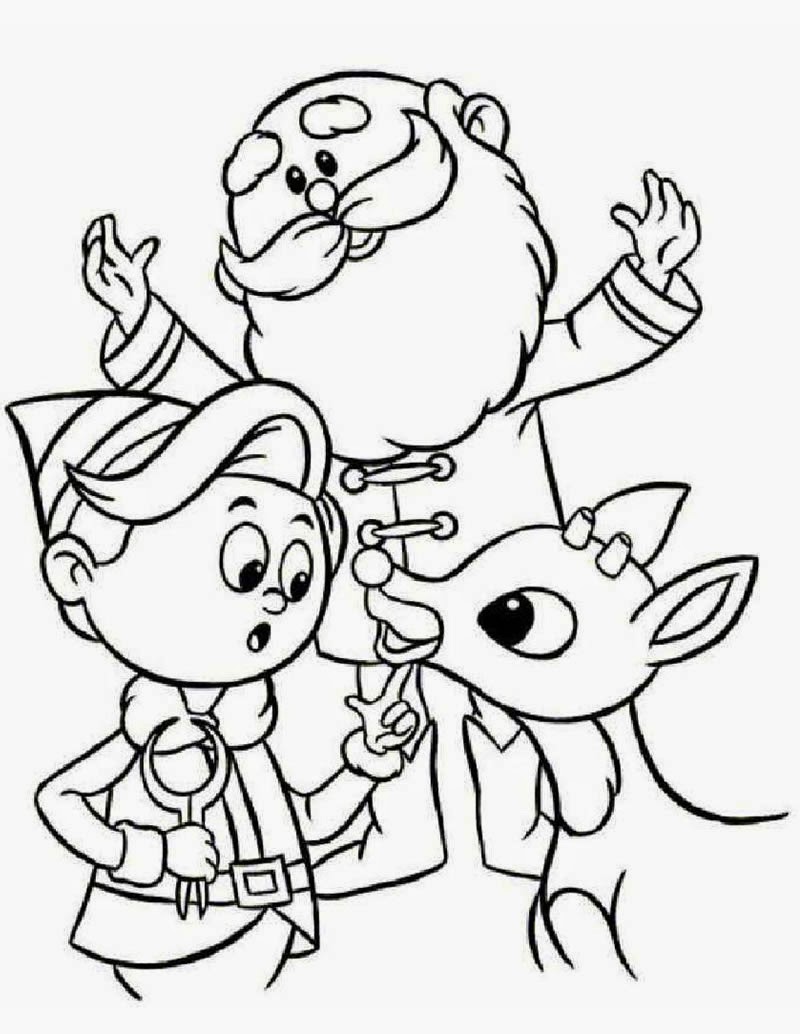 Christmas elf coloring pages coloring.filminspector.com