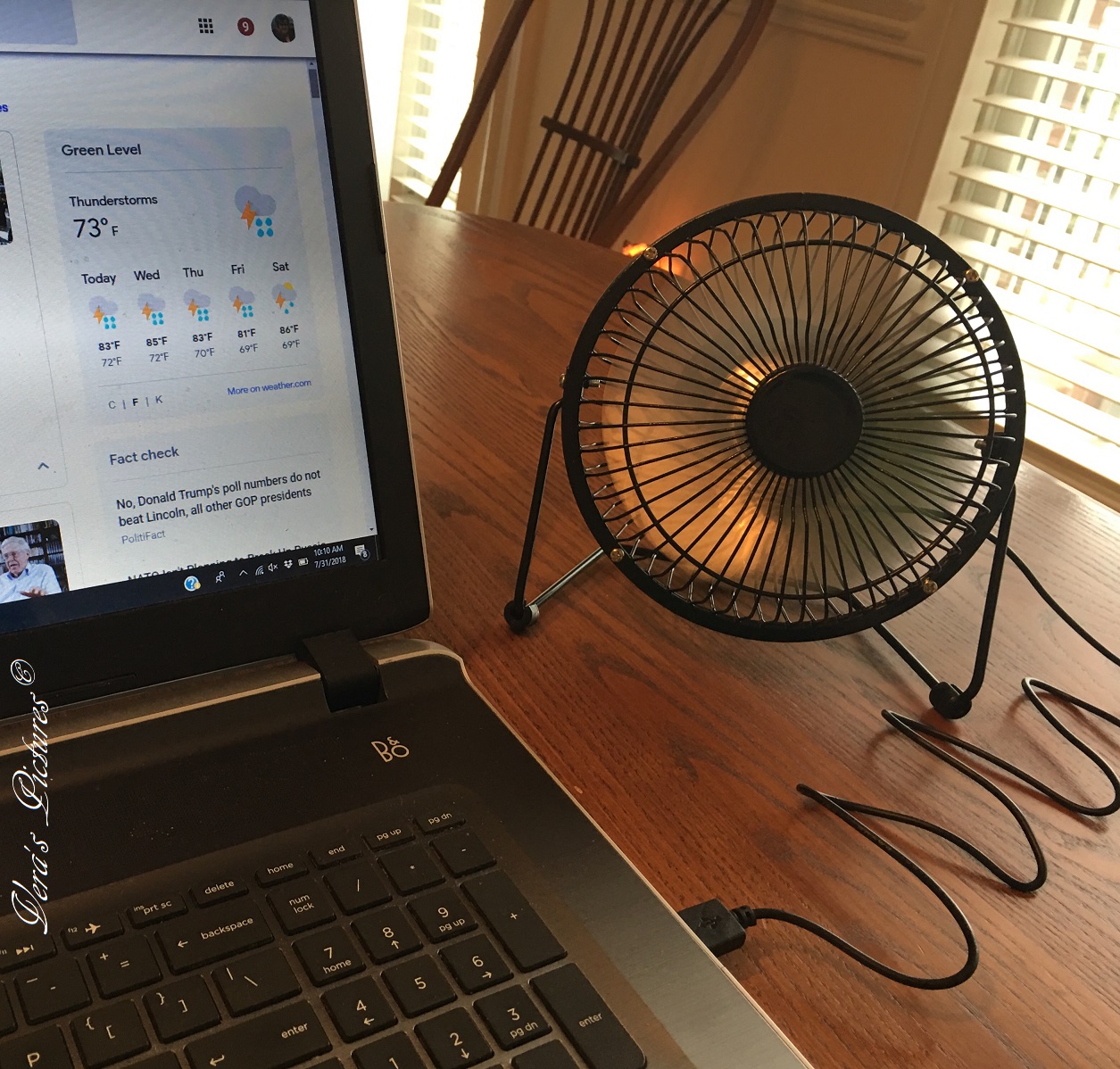 Chat with Vera Trustech USB Desk Fan 6 Inch Mini Desk Fan With 4.6ft