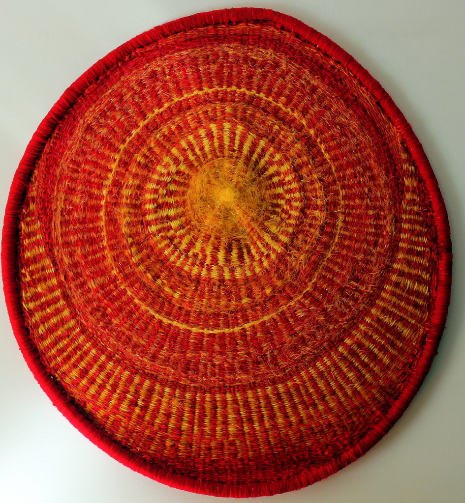 Krystyna Sadej art made of recyclable material Tapestries made with recyclable materials