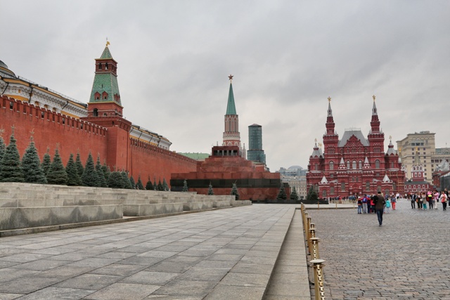 Catedral de San Basilio y la Plaza Roja de Moscú