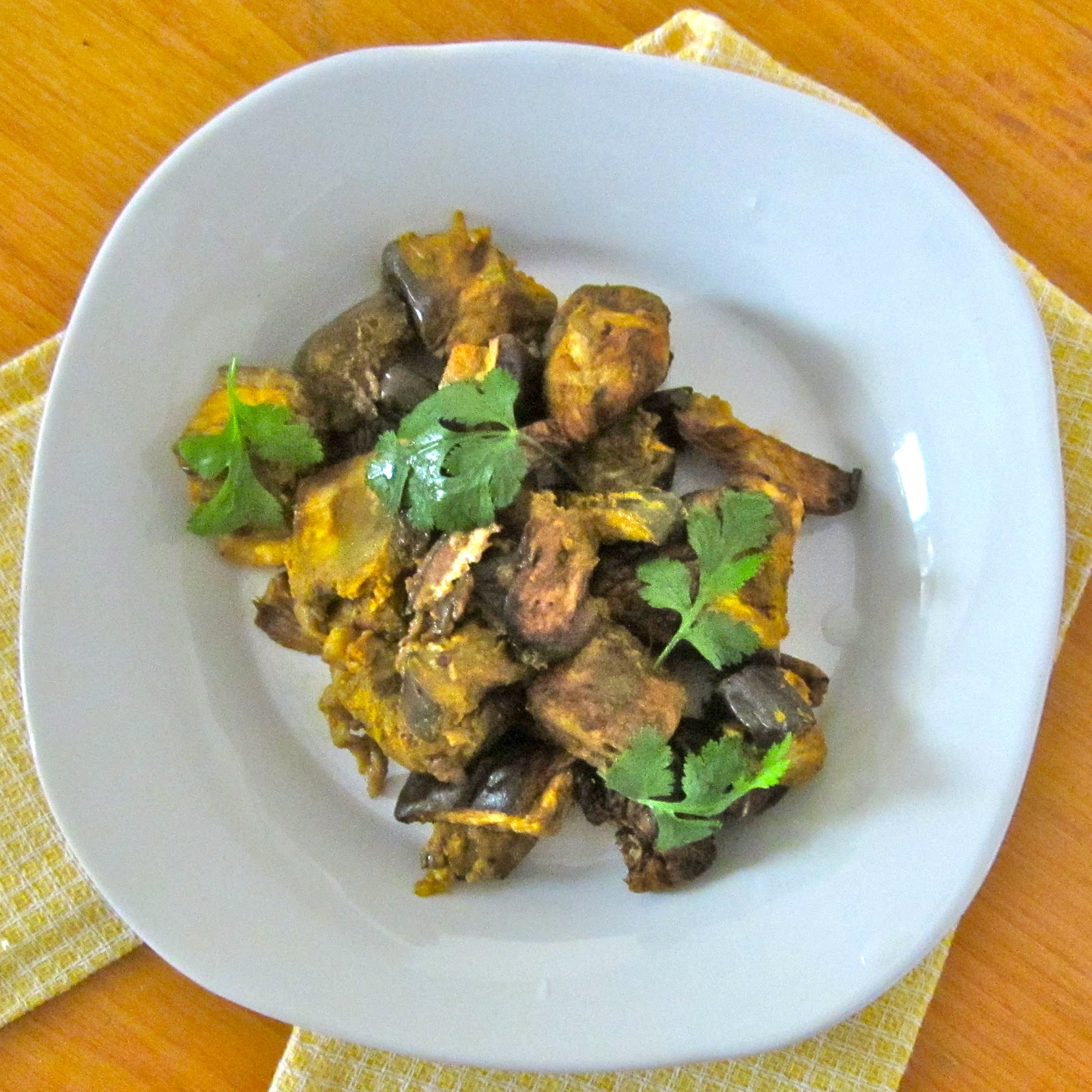 IndianStyle Curried Eggplant in the Slow Cooker Veggie Wonder