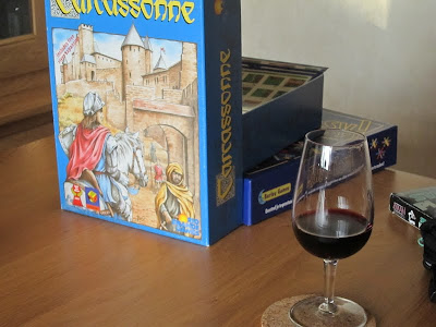 Carcassonne - The box and liquid refreshment