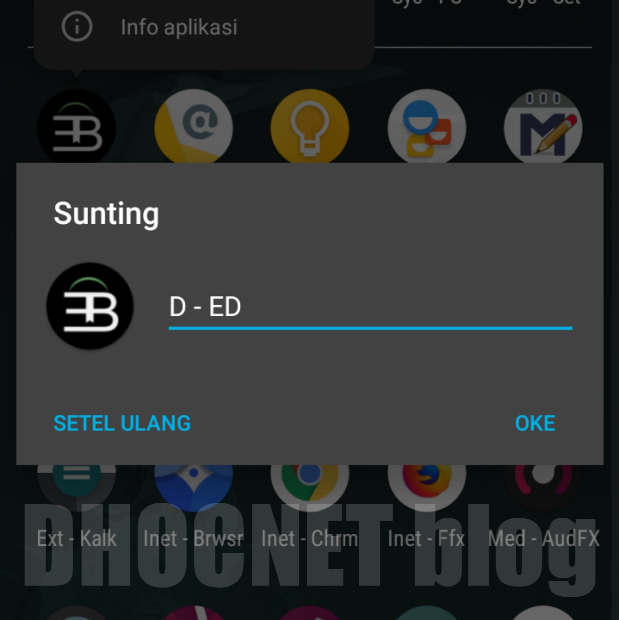 mengelompokan icon aplikasi di android 8.1 oreo aosp - lineageos - blog.dhocnet.work
