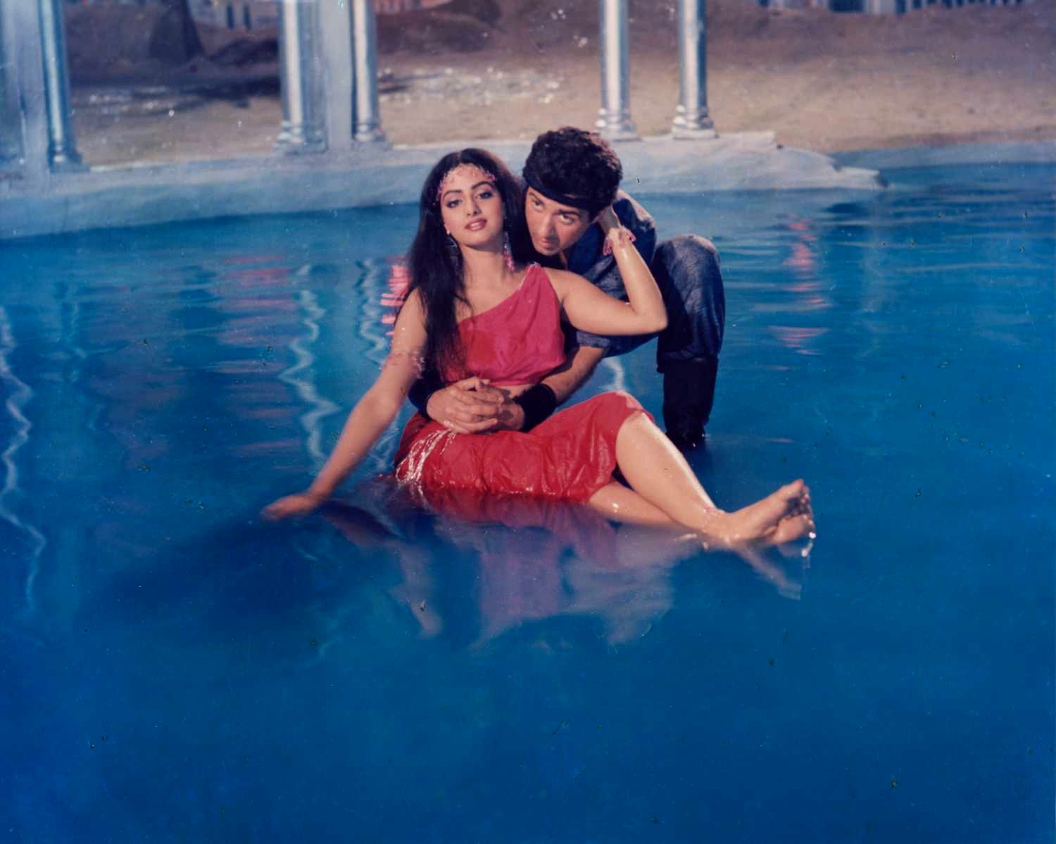Sridevi Sridevi and Sunny Deol in the costume drama Sultanat (1986) Bollywood extravaganza Sridevi Sridevi and Sunny Deol in the costume drama Sultanat (1986) Bollywood extravaganza